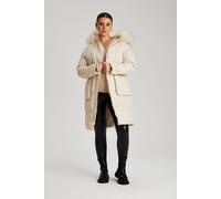 Urban Bliss Padded Parka In Stone Stone