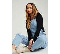 Urban Bliss Ripped Long Dungaree - 8