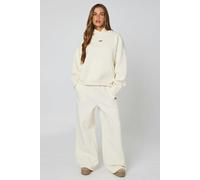 Urban Bliss Rubber Branding Wide Leg Sweat Jogger - 10