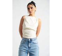 Urban Bliss Satin Tie Back Top In White White 8