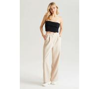 Urban Bliss Stone Tailored Wide Leg Trousers - 14