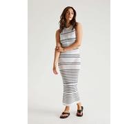 Urban Bliss Stripe Pointelle Midaxi Dress - 14
