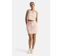 Urban Bliss Tie Dye A-Line Denim Skirt In Baby Pink Baby Pink 4