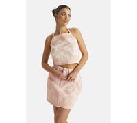 Urban Bliss Tie Dye Halterneck Top In Baby Pink Baby Pink 4