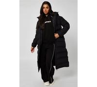 Urban Bliss Women's Black Heatseal Maxi Puffer Coat | Size: 10 Urban Bliss Black 10