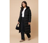 Urban Bliss Women's Black Heatseal Maxi Puffer Coat | Size: 8 Urban Bliss Black 8