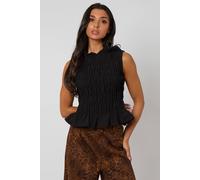 Urban Bliss Women's Black Shirred Top | Size: 14 Urban Bliss Black 14