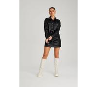Urban Bliss Women's Boss Pu Skirt in Black | Size: 8 Urban Bliss Black 8
