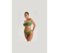 Urban Bliss Women's Bubble Texture Bikini Bottoms in Green | Size: 8 Urban Bliss Green 8