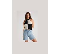 Urban Bliss Women's Checker Knit Racer Vest | Size: 12 Urban Bliss Multicolor 12