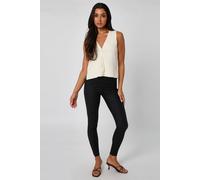 Urban Bliss Women's Coated Jean in Black | Size: 18 Urban Bliss Black 18