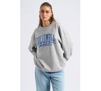 Urban Bliss Women's Columbia Oversized Sweatshirt in Light Grey | Size: Small Urban Bliss Light Grey S