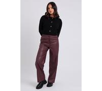 Urban Bliss Women's Elasticated Wide Leg Trouser in Wine | Size: 16 Urban Bliss Wine 16