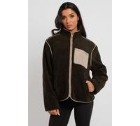 Urban Bliss Women's Fleece Jacket in Khaki | Size: 14 Urban Bliss Khaki 14