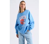 Urban Bliss Women's Florida Oversized Sweatshirt in Light Blue | Size: Medium Urban Bliss Light Blue M