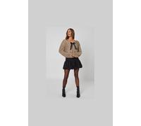 Urban Bliss Women's Gold Tinsel Bow Cardigan | Size: Medium Urban Bliss Gold M