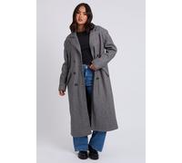 Urban Bliss Women's Grey Heritage Formal Coat in Mid Grey | Size: 10 Urban Bliss Mid Grey 10