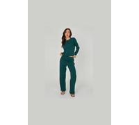 Urban Bliss Women's Khaki Button Front Top in Bottle Green | Size: 8 Urban Bliss Bottle Green 8