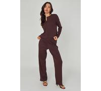 Urban Bliss Women's Khaki Button Front Top in Chocolate | Size: 12 Urban Bliss Chocolate 12