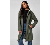 Urban Bliss Women's Khaki Fishtail Raincoat | Size: 8 Urban Bliss Khaki 8