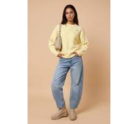 Urban Bliss Women's Lemon Wool Blend Embellished Jumper in Bright Yellow | Size: Large Urban Bliss Bright Yellow L