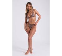 Urban Bliss Women's Leopard Ring Bikini Top in Brown | Size: 12 Urban Bliss Brown 12