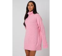 Urban Bliss Women's Mtj Roll Neck Jumper in Pink | Size: Medium Urban Bliss Pink M