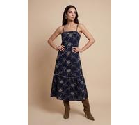Urban Bliss Women's Navy Embrodiered Maxi Dress | Size: 10 Urban Bliss Navy 10