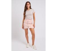 Urban Bliss Women's Pink Tara Denim Cargo Pocket Button Up Mini Skirt | Size: 8 Urban Bliss Pink 8