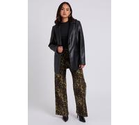 Urban Bliss Women's PU Blazer in Black | Size: 8 Urban Bliss Black 8