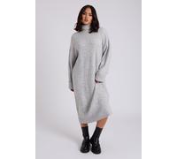 Urban Bliss Women's Roll Neck Midi Dress in Grey | Size: Medium Urban Bliss Grey M