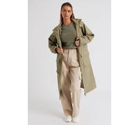 Urban Bliss Women's Rubberised Raincoat in Khaki | Size: 12 Urban Bliss Khaki 12