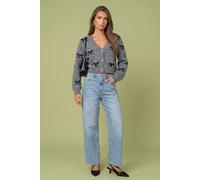 Urban Bliss Women's Sequin Bow Detail Cardigan in Grey | Size: Medium Urban Bliss Grey M