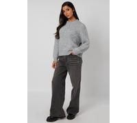 Urban Bliss Wool-Blend Jumper In Grey Grey L