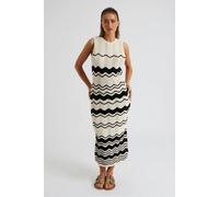 Urban Bliss Zig Zag Pointelle Midaxi Dress - 10