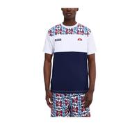 Ellesse Block Aop Short Sleeve T-shirt White,Blue S Men