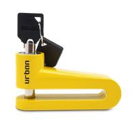 URBAN 922A Motorcycle Disc Lock, ø10mm Safer, More Visible, More Deterrent, Compact and Effective Security for Easy Transport, Anti Theft Wheel Brake Lock for Motorbike Scooter Electric Bike Bicycle