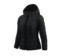 URBAN BUCK Women Black Packable Puffer Jacket Ember Puffy Hooded Winter Coat (XXL)