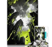 Urban Chaos 1000 Piece Jigsaw Puzzles for Adults Gifts,Decompressing Intellectual Educational Toy Great Gifts And Toys 50x75cm
