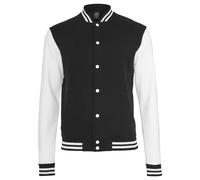Urban Classics 2-tone College Sweat Basic Jacket Black L Men