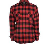 Urban Classics Basic Flannel Long Sleeve Shirt Black S Men