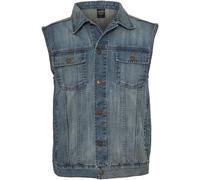 Urban Classics Denim Gt Vest Blue 5XL Men