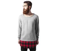 Urban Classic long flannel bottom T-shirt Gris M