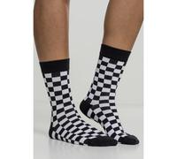 Urban Classics Socks Checker 2-Pack - Multicolour (Black/White) Size 9-12 UK (43-46)