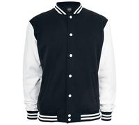 Urban Classics 2-tone College Sweat Basic Jacket Black L Men