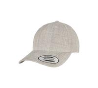 Flexfit Unisex YP Classics 5-Panel Premium Curved Visor Snapback Cap Baseballkappe, Heather Grey, one Size