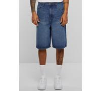 Urban Classics - 90's Heavy Denim New Mid Blue Washed - Shorts - blue - W32 - 100% Cotton,Denim W32