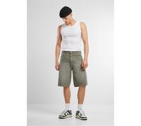 Urban Classics - 90's Heavy Denim Paleolive - Shorts - green - W32 - 100% Cotton W32