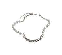 Urban Classics Accessories Pearl Various Chain Necklace, one size, Metal, No Gemstone