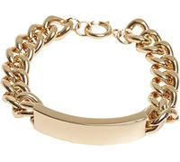 Urban Classics Accessories Plate Bracelet, S/M, Stainless Steel, Not applicable